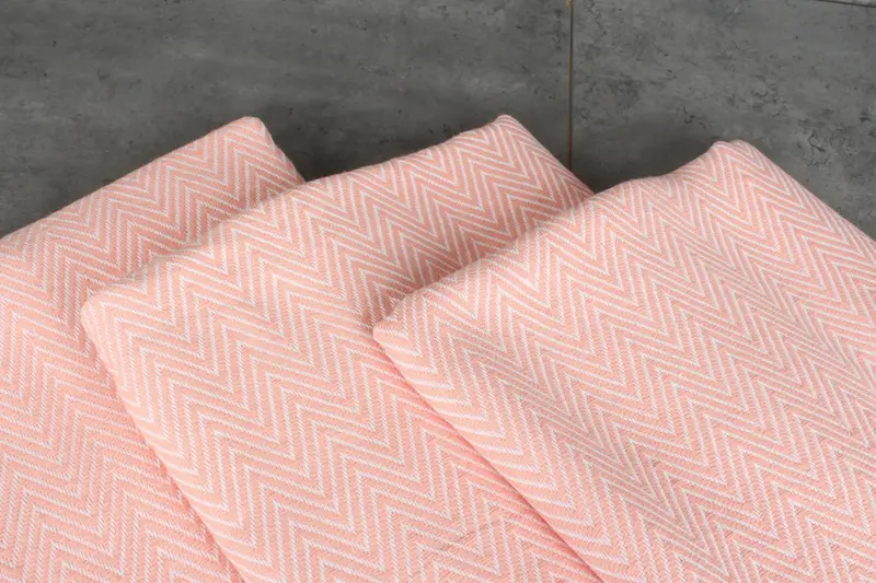 Bedspread, Throw Blanket, 96x80 Cotton Chevron Towel, Decorative Blanket, Wedding For Favor, Family Gift Basket, Bachelorette Large Towel - 6