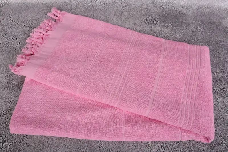 Miami Bachelorette Party Favors, Personalize Gift, 70x36 Cotton Striped Terry Towel, Best Beach Towel, Summer Towel, Fouta towel, Embroidered Towel - 6