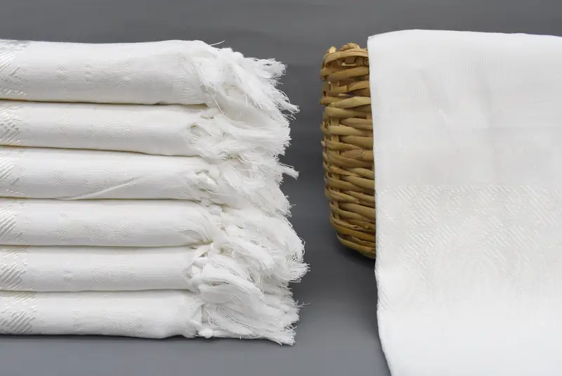 Bachelorette Beach Towel Organic Cotton White Scorpion Design, 67x40 Inches