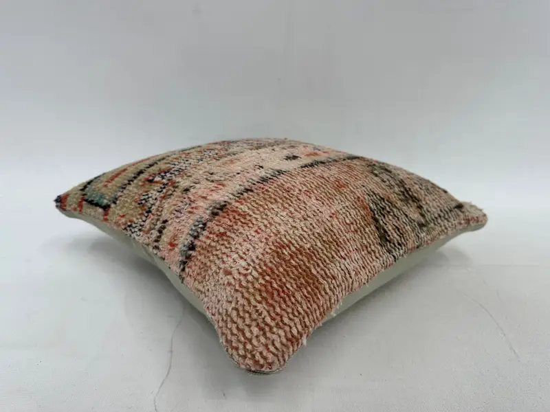 Interior Designer Pillow, Ethnic Pillow Cover Pillow Cover, Kilim Pillow Cover, Cushion, 14x14 Orange Cushion Cover, Home Decor Pillow - 6