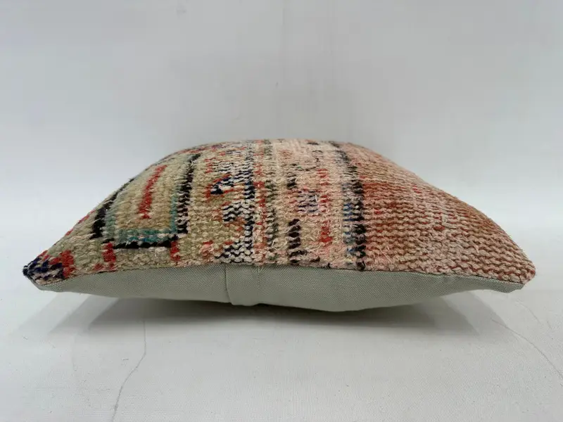 Interior Designer Pillow, Ethnic Pillow Cover Pillow Cover, Kilim Pillow Cover, Cushion, 14x14 Orange Cushion Cover, Home Decor Pillow - 5