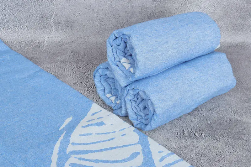 Handmade Turkish hammam towel, Welcome Wedding Gift, Turkish hand towel, 70x40 Cotton Floral Design Towel, Lightweight Turkish towel, Beach towel - 8
