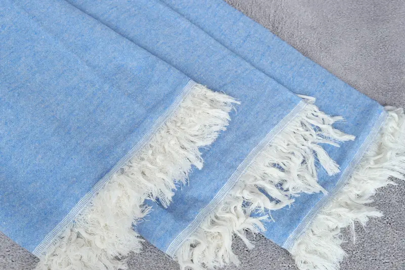 Handmade Turkish hammam towel, Welcome Wedding Gift, Turkish hand towel, 70x40 Cotton Floral Design Towel, Lightweight Turkish towel, Beach towel - 6