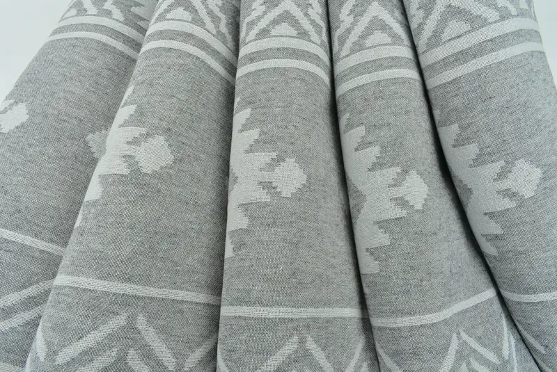 Custom Wedding Towel, Soft towel, Beach Wedding Favor, 74x40 Cotton Geometric Towel, Bath towel, Yoga Towel, Boyfriend Christmas Gift, Luxury towel - 5