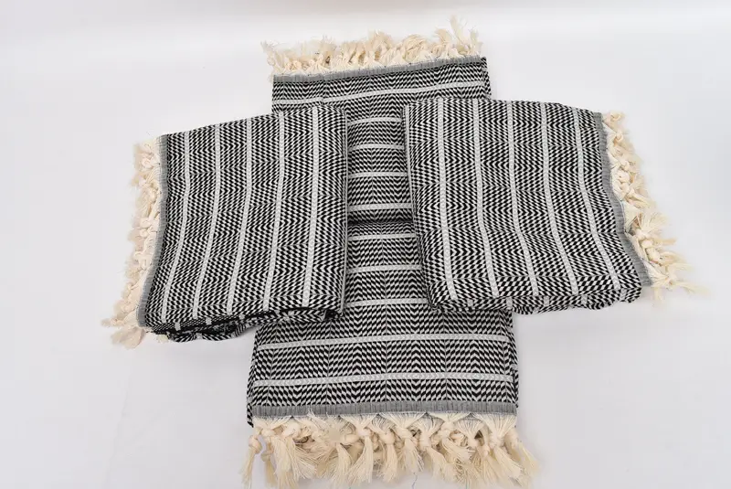 Spa Gift Towel, Custom Towel, Personalized Turkish Towel, Best Friend Wedding Gift, 70x40 Cotton Striped Towel, Organic Turkish towel, Memorial Gift - 6