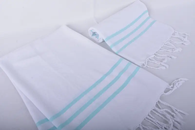 刺繍タオル、家の装飾ギフト、カスタムハンドタオル、花嫁介添人の贈り物、結婚式の贈り物、花嫁のための結婚式の日ギフト、40x24コットンストライプタオル - 7