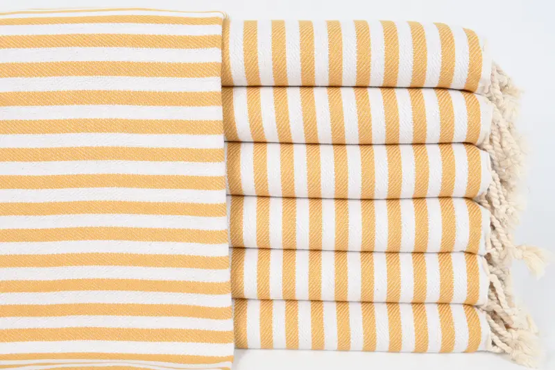 トルコタオル、ハンドタオル、ストライプふきん、24x40インチのモノグラムタオル - 1