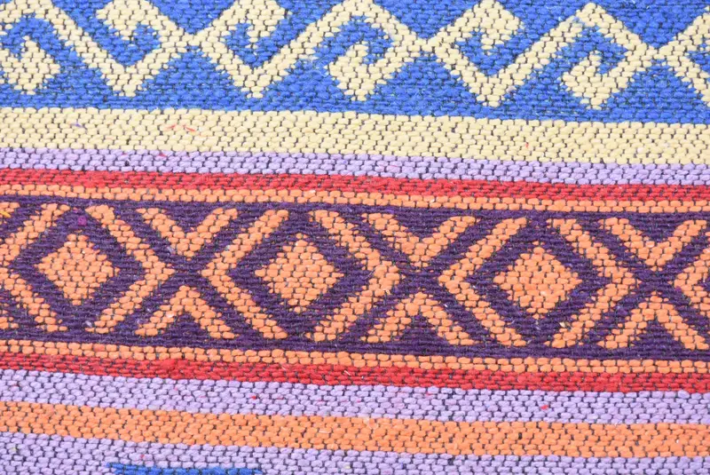 24x24 Blue Pillow Sham, Antique Pillows, Kilim Pillow, Lounge Throw Cushion Cover, Oriental Cushion Case, Pillow Case, Pillow for Couch - 3