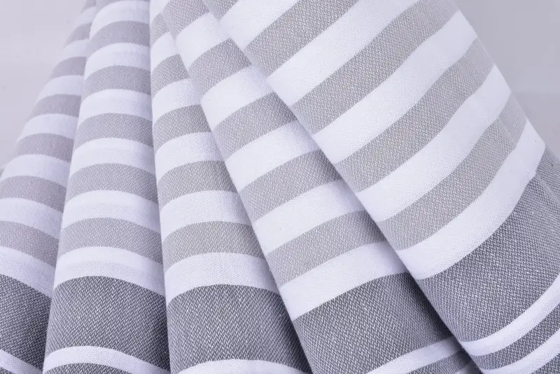 Housewarming Gift, Scarf Towel, 68x36 Cotton Striped Towel, Bridesmaid Gift, Embroidery Towel, Bachelor Towel, Baby Boy Gift, Quick-Dry Beach Towel - 5