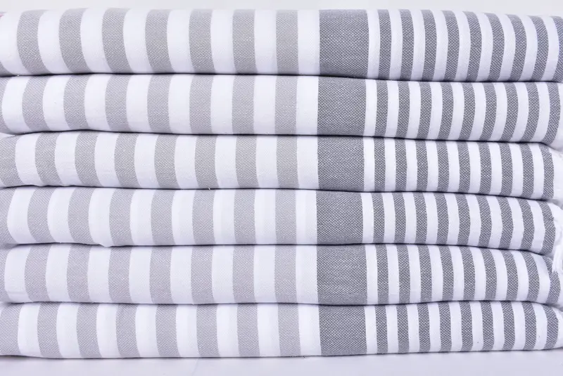 Housewarming Gift, Scarf Towel, 68x36 Cotton Striped Towel, Bridesmaid Gift, Embroidery Towel, Bachelor Towel, Baby Boy Gift, Quick-Dry Beach Towel - 2