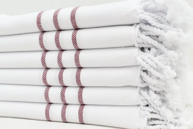 Küçük banyo havlu, 40x24 pamuklu çizgili havlu, Türk havlu el havlu, ürkütücü bekarlık parti hediyeleri, benzersiz hediye, monogram mutfak havlu - 4