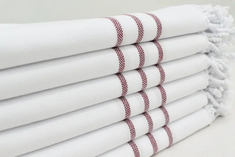 Küçük banyo havlu, 40x24 pamuklu çizgili havlu, Türk havlu el havlu, ürkütücü bekarlık parti hediyeleri, benzersiz hediye, monogram mutfak havlu - 3
