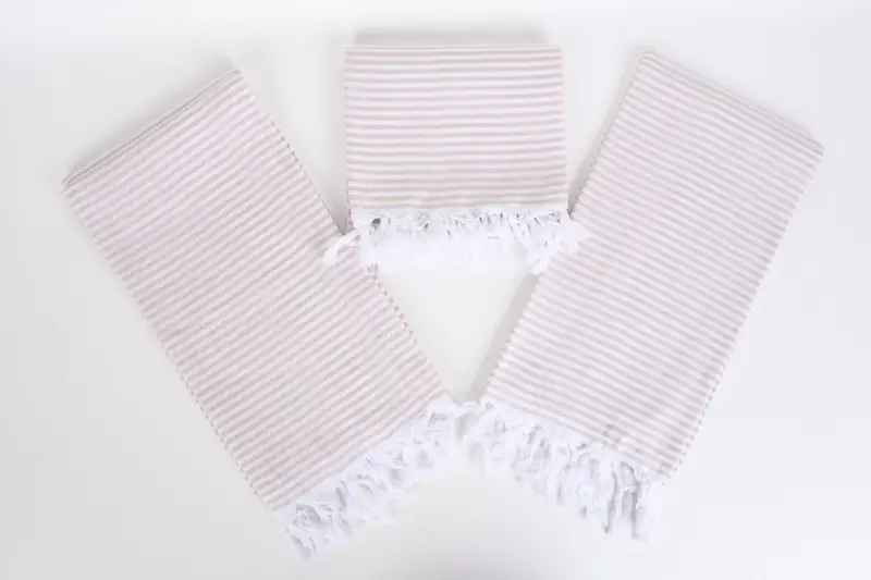 Girl Trip Party Favor, Luxury towel, Gym Towel, Birthday Gift, Absorbent towel, 68x36 Cotton Striped Towel, Wedding Gift, Turkish bath towel for spa - 6