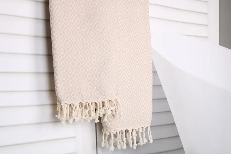 Bachelor Gifts, Housewarming Gift, 70x40 Cotton Diamond Towel, Turkish Beach Towel Bulk, Quick-Dry Beach Towel, Cotton towel, Bridal Party Gifts - 8