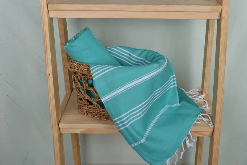 Sand-free peshtemal towel for the beach, Bulk Order Towel, Hammam towel, Xmas Gifts, Wedding Favors, 70x40 Cotton Striped Towel, Best Friend Gift - 4
