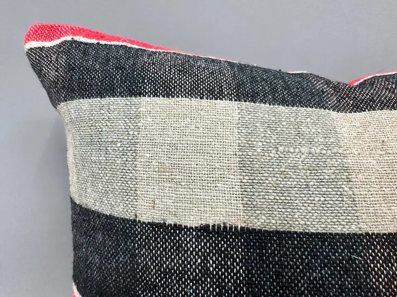 Home Decor Pillow, Kilim Rug Cushion, Interior Designer Pillow, Pillow, 20x20 Brown Pillow, Garden Pillow, Throw Kilim Pillow - 5