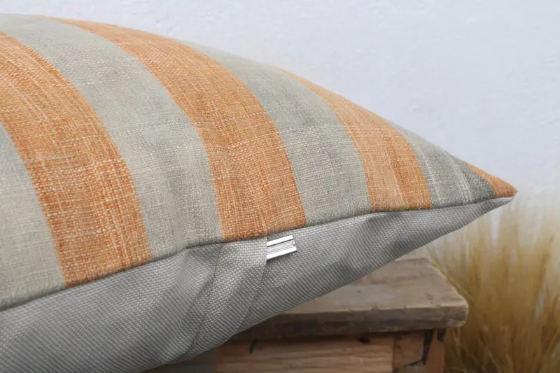 Boho -Kissen, 18x18 Orangenkissen Schein, handgefertigter Teppich -Sitzkissen, Vintage -Kissen, Kissenschein, ethnisches Kilimteppichkissen Kissen - 6