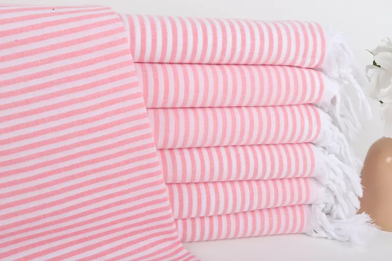 Unique Gift, 68x36 Cotton Striped Towel, Bachelorette Party Decorations, Wedding Gift, Custom Towel Beach, Girls Weekend Favors, Bridal Shower Gift - 1