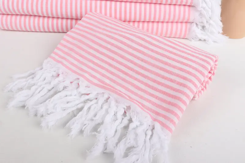 Unique Gift, 68x36 Cotton Striped Towel, Bachelorette Party Decorations, Wedding Gift, Custom Towel Beach, Girls Weekend Favors, Bridal Shower Gift - 4