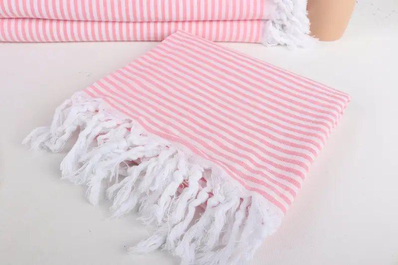 Unique Gift, 68x36 Cotton Striped Towel, Bachelorette Party Decorations, Wedding Gift, Custom Towel Beach, Girls Weekend Favors, Bridal Shower Gift - 5