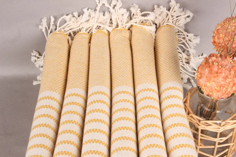 Beach Theme Bachelorette Party Gifts, Family Gift, Scarf Towel, Turkish hand towel, Monogram Beach Towel, Gifts For Him, 76x40 Cotton Striped Towel - 3