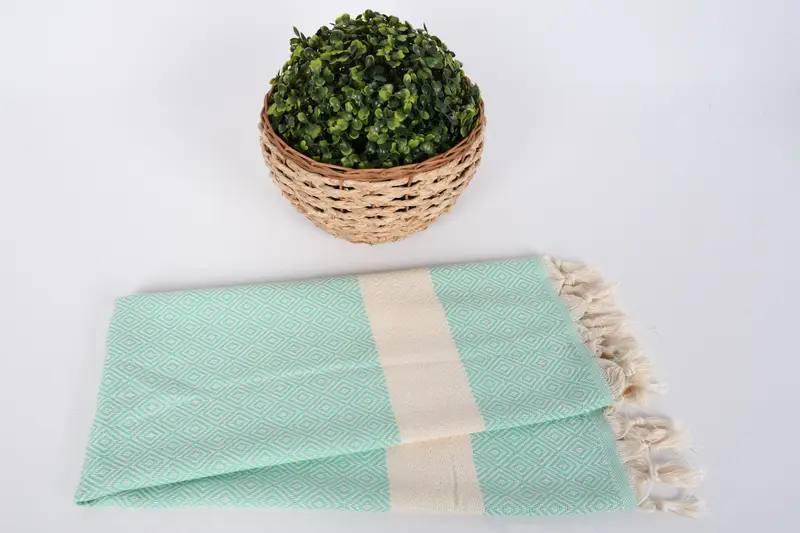 Monogram Mutfak Havlu, Düğün El Yapımı Hediye, 36x20 Pamuklu Elmas Havlu, Monogramlı El Havlusu, Hoş Geldiniz Düğün Hediyesi, Kişiselleştirilmiş Hediyeler - 4