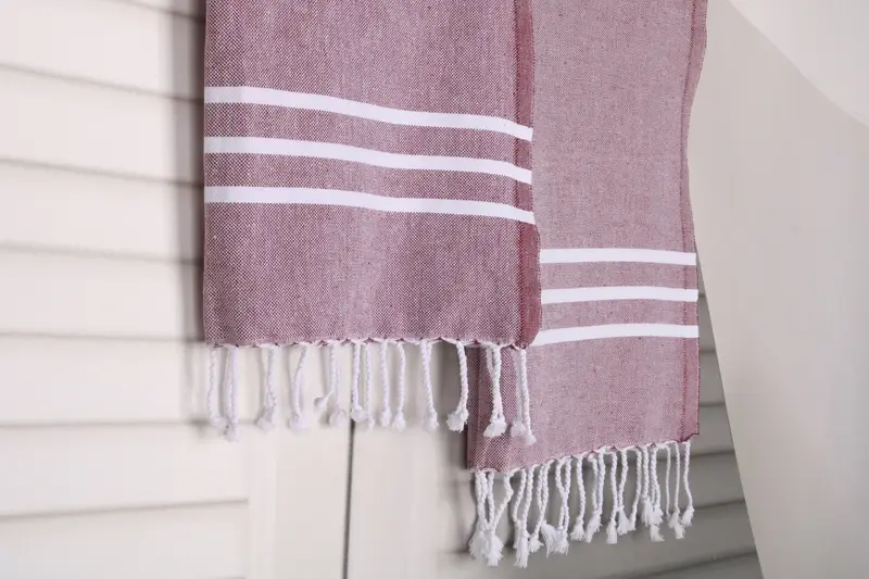 Gift For Coworker, 40x24 Cotton Striped Towel, Bridesmaid Gifts, Monogram Hand Towel, Beach Wedding Favor, Bridesmaid Gift, Personalized Hand Towel - 8