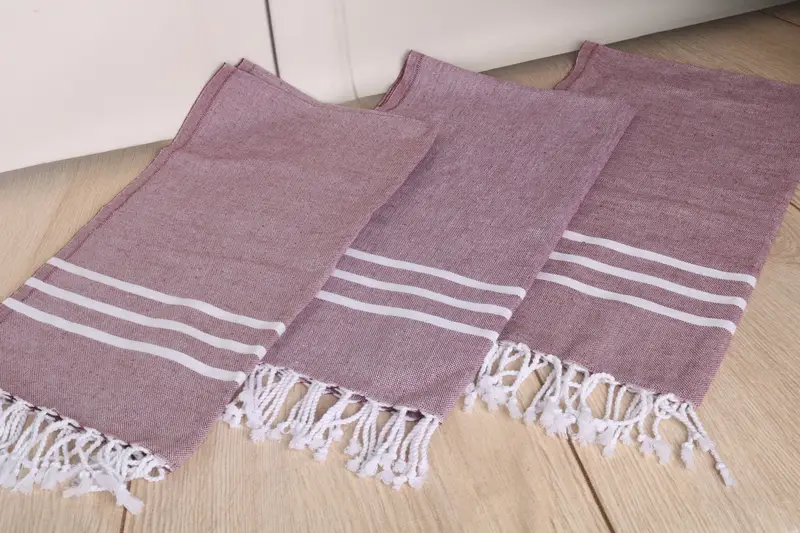 Gift For Coworker, 40x24 Cotton Striped Towel, Bridesmaid Gifts, Monogram Hand Towel, Beach Wedding Favor, Bridesmaid Gift, Personalized Hand Towel - 6