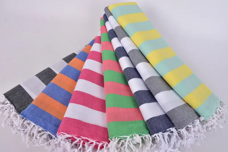 Lightweight Turkish towel, Best Wedding Gift, Personalised Gift, Gifts For Him, 70x40 Cotton Striped Towel, Personalized Turkish Towel, Gym Towel - 4