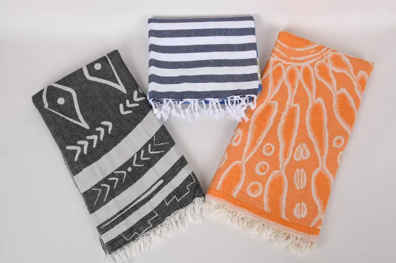 Personalized Wedding Gift, Turkish fouta towel for outdoor use, Customized Towels, Personalized Gifts, 70x40 Cotton Set of 8 Towel, Bath towel - 5