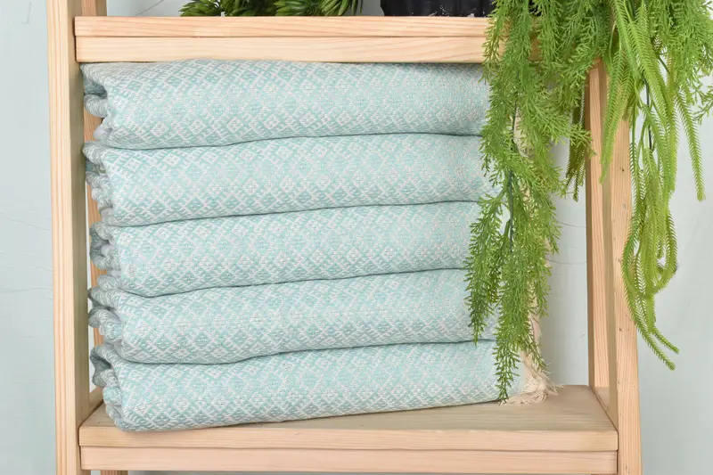 El yapımı hediye, Türk çay havlu, 38x20 pamuklu elmas havlu, mutfak havlu, monogramlı Türk havlu, düğün hediyesi, cadılar bayramı hediyeleri, yaz havlu - 1