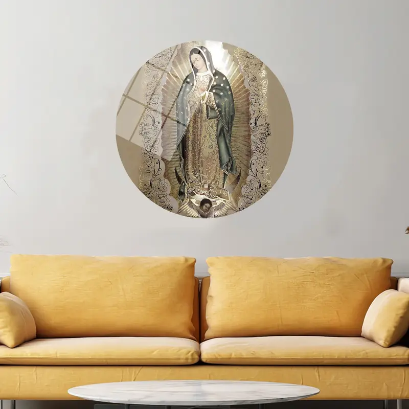 神聖なキャンバス: グアダルーペの聖母 汚れのないマリア プリント