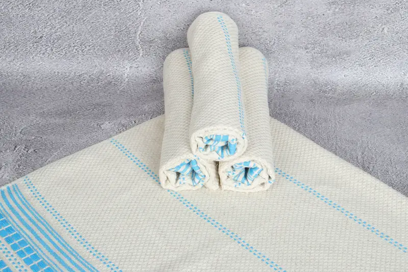 Customized Turkish Towel, Kitchen Towel, Small Bath Towels, 40x20 Linen Striped Towel, Bridal Shower Favor, Bridesmaid Towel, Bridesmaid Gifts - 7