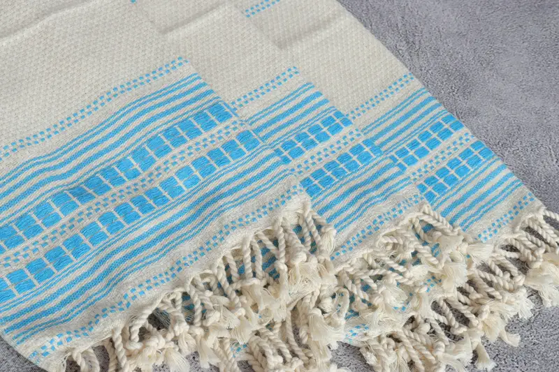 Customized Turkish Towel, Kitchen Towel, Small Bath Towels, 40x20 Linen Striped Towel, Bridal Shower Favor, Bridesmaid Towel, Bridesmaid Gifts - 5