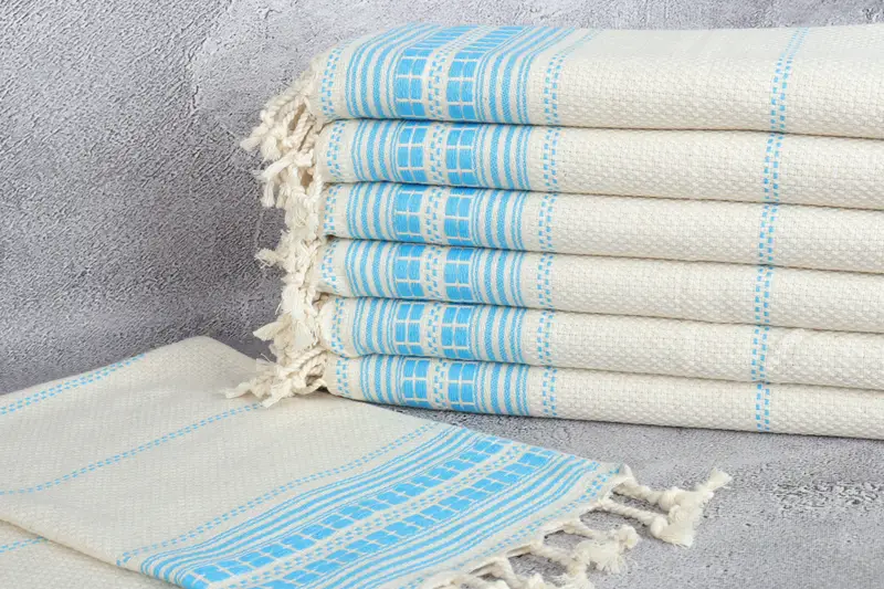Customized Turkish Towel, Kitchen Towel, Small Bath Towels, 40x20 Linen Striped Towel, Bridal Shower Favor, Bridesmaid Towel, Bridesmaid Gifts - 2