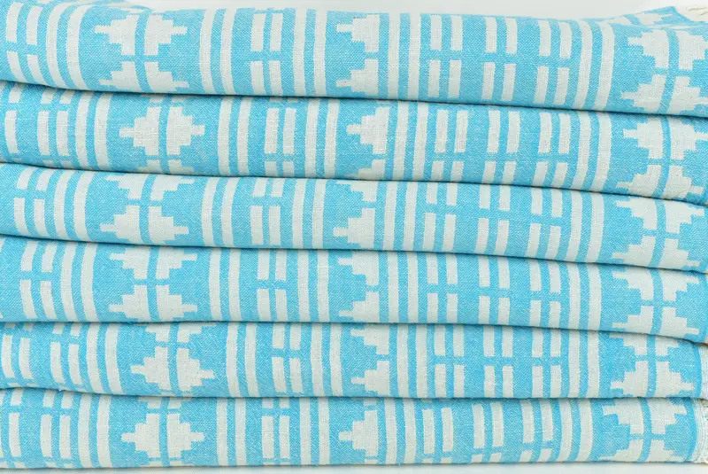 Absorbent Turkish towel, Bachelor Gifts, Personalized Gift For Her, Personalized Gifts, 70x40 Linen Kilim Design Towel, Turkish Beach Towel Monogram - 4