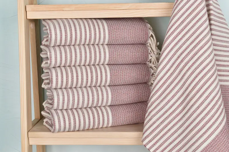 68x40 Cotton Striped Towel, Turkish beach towel, Bachelorette Party Gifts, Towel With Name, Peshtemal, Turkish bath towel, Beach Theme Wedding Gift - 1