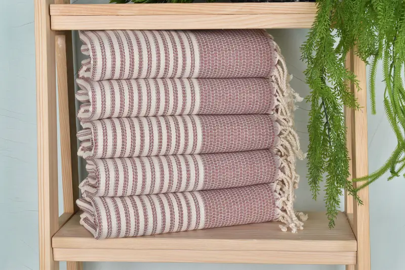 68x40 Cotton Striped Towel, Turkish beach towel, Bachelorette Party Gifts, Towel With Name, Peshtemal, Turkish bath towel, Beach Theme Wedding Gift - 2
