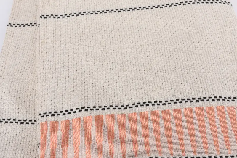 Bridal Shower Gift, Turkish Towel Blanket, Throw Blanket, 104x96 Cotton Striped Towel, Organic Throw, Bachelorette Party Favor, Personalized Blanket - 4
