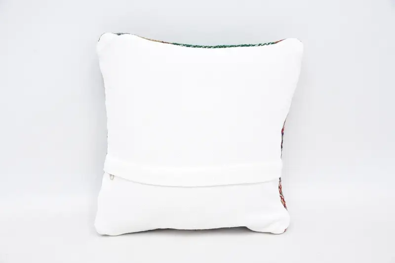 12x12 Green Cushion Case, Pillow for Sofa, Turkish Pillow, Vintage Pillow, Cushion Cover, Bright Pillow Case, Traditional Pillow Sham - 6