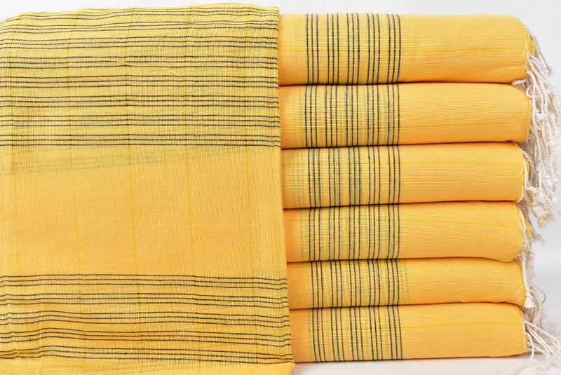 70x40 Cotton Striped Towel, Bachelorette Party Gifts, Organic towel, Wedding Day Gift For Bride, Turkish Beach Towel Personalized, Wedding Gift - 1