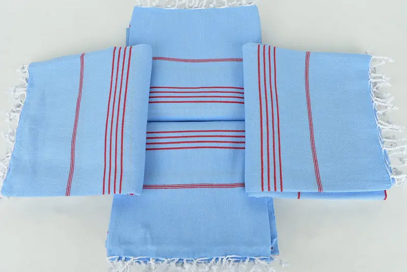 Quick-drying peshtemal towel for poolside, 70x40 Cotton Striped Towel, Pool Towels, Beach towel, Wedding Gift Ideas, Travel towel, Bridesmaid Gift - 6