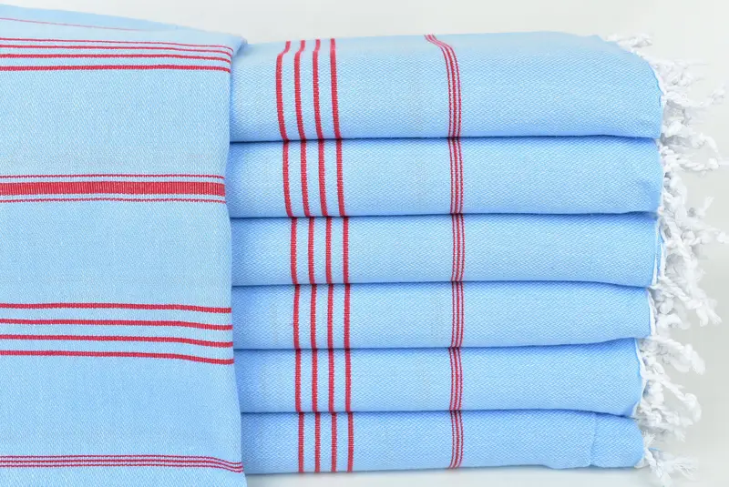 Quick-drying peshtemal towel for poolside, 70x40 Cotton Striped Towel, Pool Towels, Beach towel, Wedding Gift Ideas, Travel towel, Bridesmaid Gift - 1