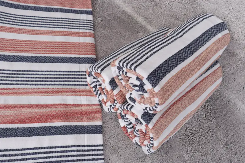 70x40 Cotton Striped Towel, Personalized Wedding Gift, Handmade Gift, Personalized Turkish Towel, Beach Towel Gift, Best Friend Wedding Gift - 8