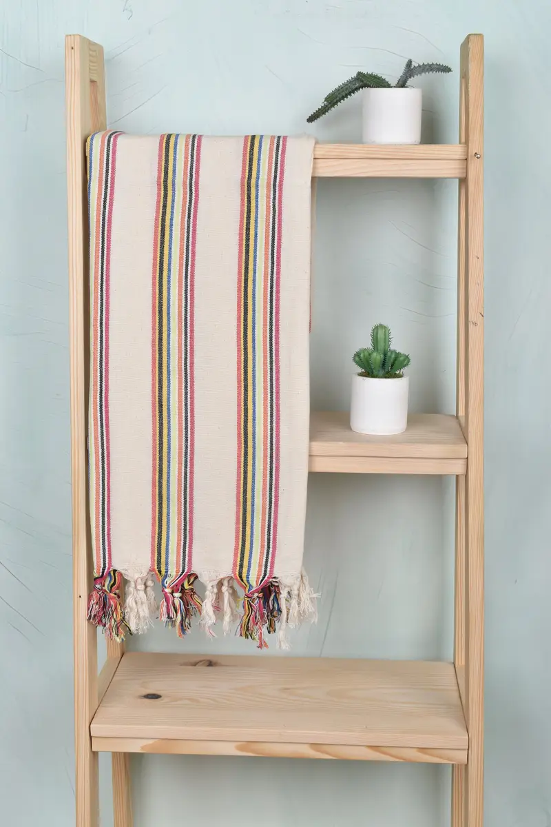 Housewarming Gift, Bachelor Party Gifts, 70x38 Cotton Striped Towel, Turkish Towel Bulk, Turkish Towel Beach, Monogram Beach Towel, Spa Gift Towel - 8
