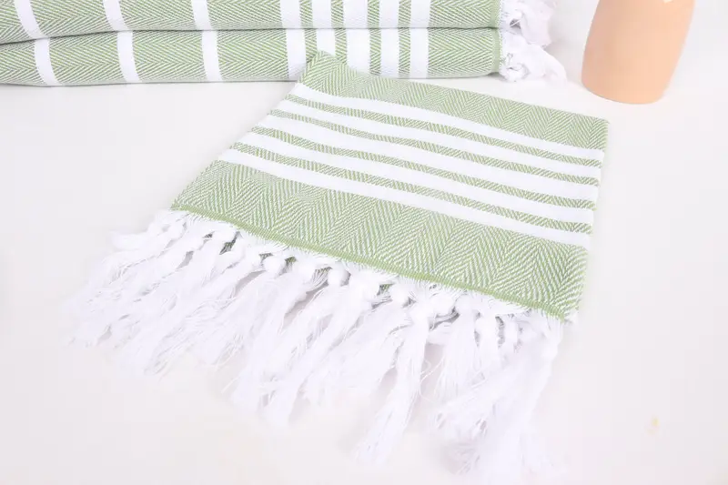 Bridesmaid Towel, Wedding Gift, Turkish Towel Hand Towel, Monogram Turkish Bath Towel, Unique Gift, Custom Hand Towel, 40x20 Cotton Zig zag Towel - 5