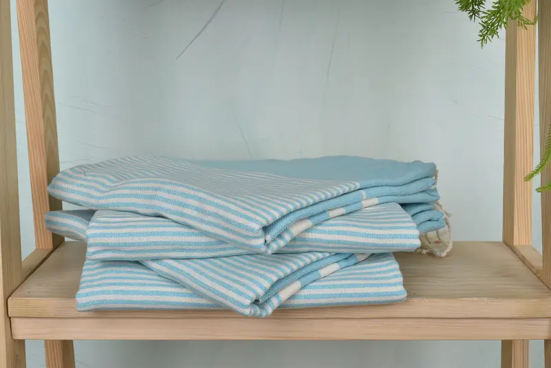 70x40 Cotton Striped Towel, Quick-dry peshtemal, Personalized Gifts, Wedding Gifts Towel, Organic Towel, Oversized Beach Towel, Unique Gift - 7