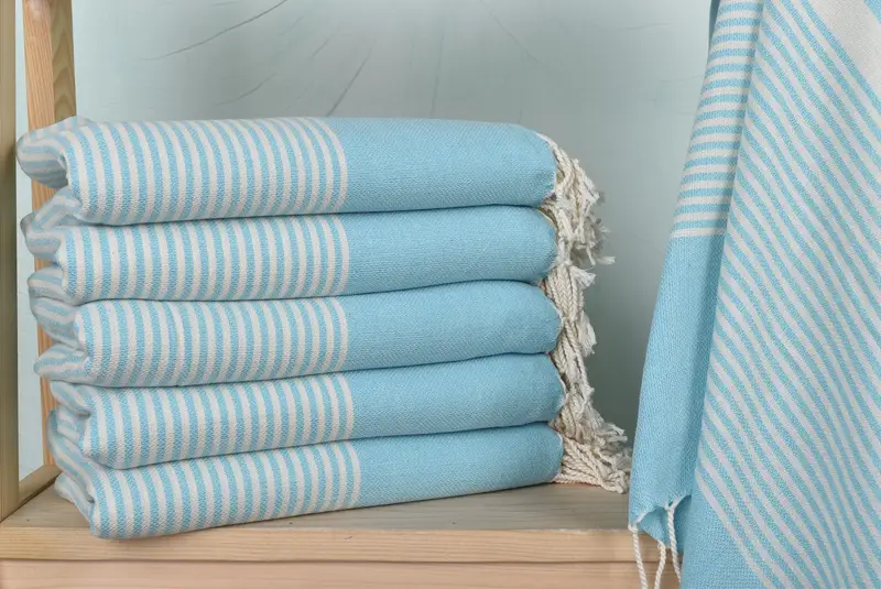 70x40 Cotton Striped Towel, Quick-dry peshtemal, Personalized Gifts, Wedding Gifts Towel, Organic Towel, Oversized Beach Towel, Unique Gift - 2