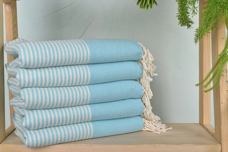 70x40 Cotton Striped Towel, Quick-dry peshtemal, Personalized Gifts, Wedding Gifts Towel, Organic Towel, Oversized Beach Towel, Unique Gift - 1