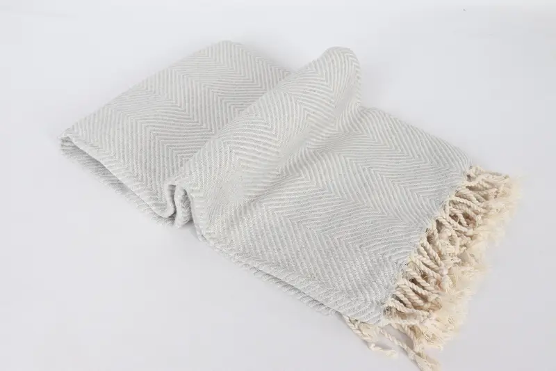 Gift For Coworker, 70x40 Cotton Herringbone Towel, Beach Towel Bulk, Custom Name Towel, Custom Gift, Spa Towel, Organic Turkish towel, Gift For Her - 6